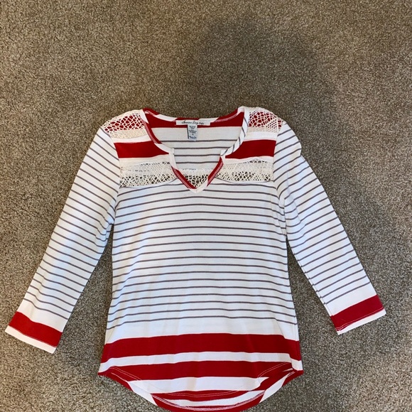 striped casual tee - Picture 2 of 4